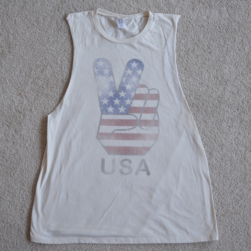🌼 Corner Shop | USA Tank Top